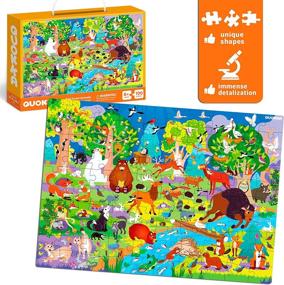 img 2 attached to Quokka Kids Floor Puzzles for Various Ages
