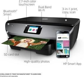 img 2 attached to 🖨️ HP ENVY Photo 7155: Wireless All-in-One Printer with HP Instant Ink and Alexa Compatibility (K7G93A)