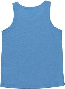 img 2 attached to Comfy and Stylish: ToBeInStyle Kids Boys Girls Soft Jersey Scoop Neck Tank Top