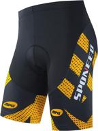 🚴 sponeed men's cycling shorts: padded bicycle riding pants for ultimate comfort and performance логотип