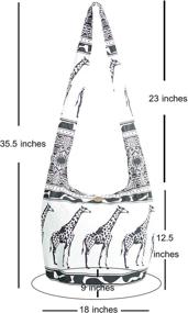img 1 attached to Bohemian Shoulder Elephant Crossbody Handbags & Wallets by PumPumpZ in Hobo Bags - Women's