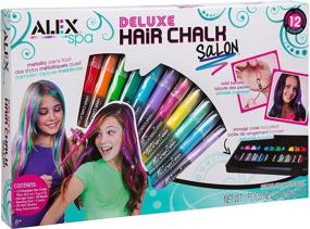 img 4 attached to 🎨 Get Creative with ALEX Deluxe Hair Chalk Salon: Vibrant Colors for Ultimate Hairstyling Fun