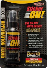 img 1 attached to 🏷️ Hardline Products Sticker-On! 964: Black Decal Application Fluid, 2 oz