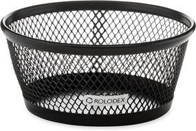 img 2 attached to 🖇️ Enhanced SEO: Rolodex Mesh Collection Jumbo Paper Clip Holder in Black (62562)