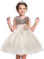 🌸 sequin flower girls' dresses - super fairy girls' clothing logo