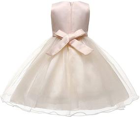 img 3 attached to 🌸 Sequin Flower Girls' Dresses - Super Fairy Girls' Clothing