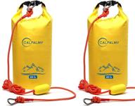 🚣 2-pack sand anchor & waterproof dry bag - ideal for small boats, power watercrafts, canoes, kayaks, hiking, camping, water sports, kayaking, boating, surfing, tubing - calpalmy логотип