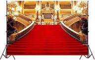 📸 10x7ft european hall photo background - red carpet and golden palace backdrop, perfect for photo studios - lsge652 logo