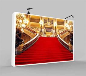 img 1 attached to 📸 10x7ft European Hall Photo Background - Red Carpet and Golden Palace Backdrop, Perfect for Photo Studios - LSGE652