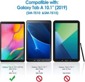 img 3 attached to 📱 Закаленное стекло для Samsung Galaxy Tab A 10.1 2019 (SM-T510/T515) от JETech - улучшенный защитный экран