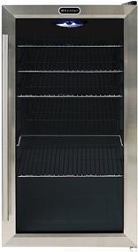 img 3 attached to 🍹 Whynter BR-130SB Beverage Refrigerator - Black/Stainless Steel with Internal Fan