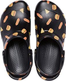 img 1 attached to 👞 Crocs Unisex Bistro Black Lightning Mules & Clogs: Stylish and Comfortable Men's Shoes