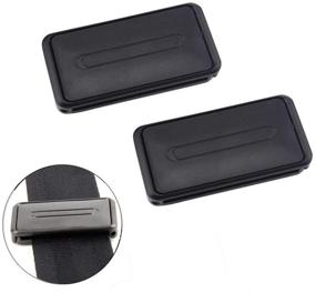 img 2 attached to 👍 Seat Belt Adjuster Clips, Smart Seatbelt Buckle to Relieve Shoulder and Neck Strain, Enhancing Comfort and Safety - 2PCS Black