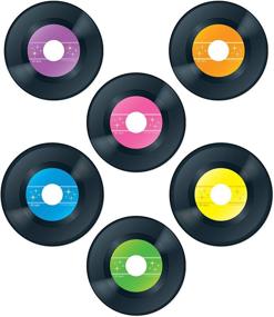 img 4 attached to 🎶 Carson Dellosa Records Cut Outs: Enhance Your Classroom with 120068!