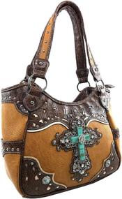 img 2 attached to Zelris Turquoise Western Conceal Handbag Women's Handbags & Wallets