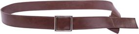 img 3 attached to 👔 Genuine Leather Men's Belt - Adult Myself Belt, Ideal Men's Accessory for All Occasions