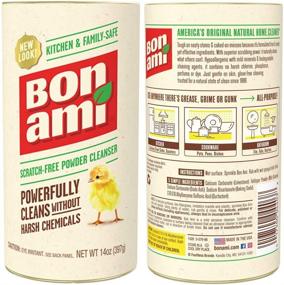 img 1 attached to 🧽 Bon Ami Powder Cleanser - For Kitchens & Bathrooms, All Surfaces, Grime & Dirt Cleaner, Surface Polisher, Odor Absorber (2 Pack)