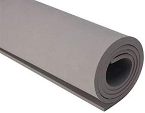img 4 attached to 🔲 Versatile EVA Foam Sheets: Perfect for Kids Craft, Cosplay, and Model Making – Grey, 13"×39", Thickness Ranging from 1-10mm