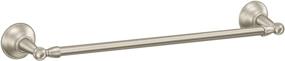 img 4 attached to 🧺 Moen DN6824BN Sage 24-Inch Brushed Nickel Single Towel Bar