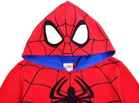 img 2 attached to Spiderman or Incredible Hulk Pullover Character Hoodie for Marvel Boy