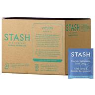 🍵 100-count box of stash tea's double bergamot earl grey black tea bags logo