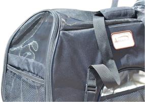 img 1 attached to Convenient and Comfortable: Armarkat PC101B Roll Away Pet Carrier in Black