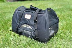 img 3 attached to Convenient and Comfortable: Armarkat PC101B Roll Away Pet Carrier in Black