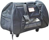 convenient and comfortable: armarkat pc101b roll away pet carrier in black logo