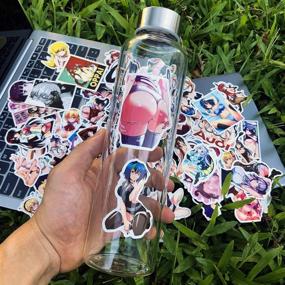 img 2 attached to 🐰 Bunny Girl Anime Laptop Stickers (100 pcs) - Sexy Girl Decals for Adults, Lori Water Bottle, Travel Case, Car, Skateboard, Waterproof Motorcycle Guitar, Thrasher Stickers