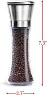 🧂 adjustable salt pepper grinder set - food service equipment & supplies for tabletop & serveware logo