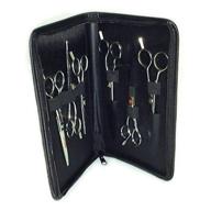 💇 premium hair art scissor case - silk finish, holds up to 6 shears logo