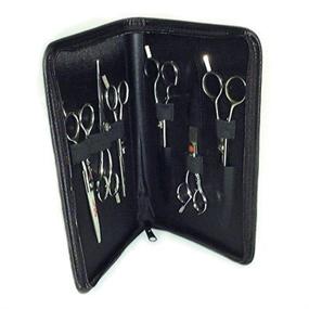 img 1 attached to 💇 Premium Hair Art Scissor Case - Silk Finish, Holds up to 6 Shears