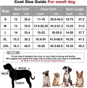 img 2 attached to 🐶 VOOPET Dog Jacket: Waterproof Winter Coat for Small to Medium Dogs - Warm Fleece Lining, Reflective, Snowproof, and Windproof Vest with Detachable Hood