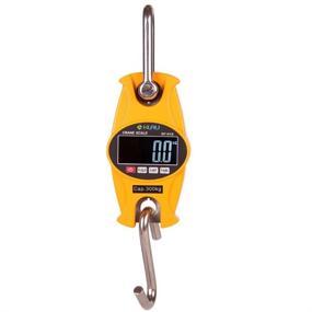 img 4 attached to Klau Digital Hanging Scale 300 Kg / 600 lb SF-918 - Heavy Duty Crane Scale in Vibrant Yellow for Home, Farm, and Hunting Needs