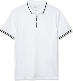 img 1 attached to 👕 Armani Exchange Men's Regular Short Sleeve T-Shirts & Tanks: Style and Comfort Combined