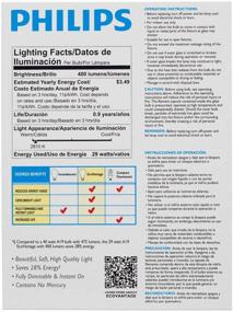 img 1 attached to Philips 426007 29W Dimmable 4 Pack - Energy-Efficient and Versatile Lighting Solution