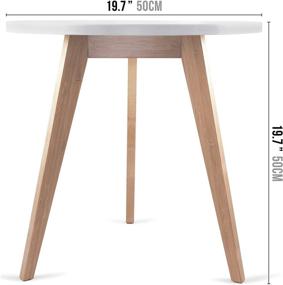 img 1 attached to STNDRD. Bamboo End Table: Versatile Living Room Set of 1 for Small Spaces