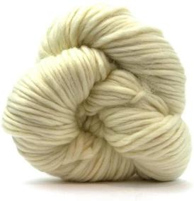 img 3 attached to 🧶 Revolution Fibers Super Bulky (Chunky) Weight Yarn Hank - Undyed White Merino, 200g, Approx 130 Yards…