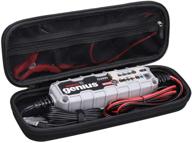noco genius g3500 6v/12v 3.5a ultrasafe smart battery charger: the perfect hard travel carrying case by aproca logo
