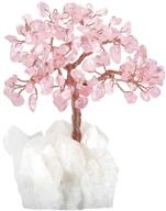 🌹 enhance prosperity & fortune with masgemes rose crystal tree: quartz cluster gemstone bonsai money tree логотип