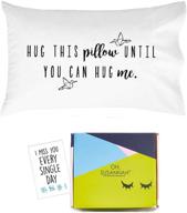 🤗 oh, susannah hug this pillow until you can hug me: best girlfriend gift! logo