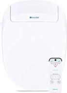 🚽 brondell inc. s300-rw swash 300 round bidet toilet seat, advanced features, white logo