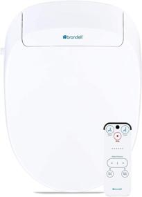 img 4 attached to 🚽 Brondell Inc. S300-RW Swash 300 Round Bidet Toilet Seat, Advanced Features, White