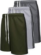 boyoo performance active running shorts with convenient pockets logo