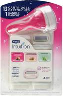 🪒 convenient schick intuition variety pack: 13 refills with razor handle for effortless hair removal logo