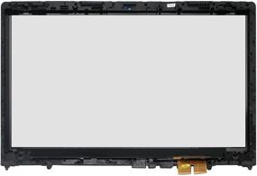 img 2 attached to 🔍 LCDOLED 15.6-inch Touch Screen Digitizer Glass Panel with Bezel for Lenovo Flex 4-15 4-1570 4-1580 80SB 80VE (Touch Digitizer + Bezel) - Replacement