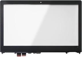img 3 attached to 🔍 LCDOLED 15.6-inch Touch Screen Digitizer Glass Panel with Bezel for Lenovo Flex 4-15 4-1570 4-1580 80SB 80VE (Touch Digitizer + Bezel) - Replacement