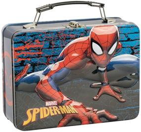 img 3 attached to 🕷️ Premium Vandor Marvel Spider-Man Large Tin Tote #26860 - Organize in Style!