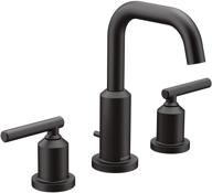 💧 moen t6142bl: stylish two handle widespread bathroom faucet for modern interiors logo