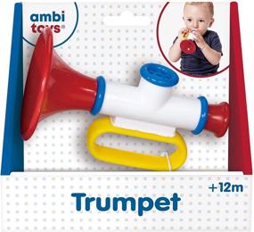 img 1 attached to 🎺 Amusement and Exploration with Ambi Toys Trumpet: Musical Baby Toys for Ages 12 Months and Above